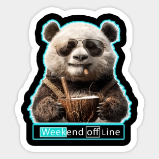 Weekend OffLINE Sticker